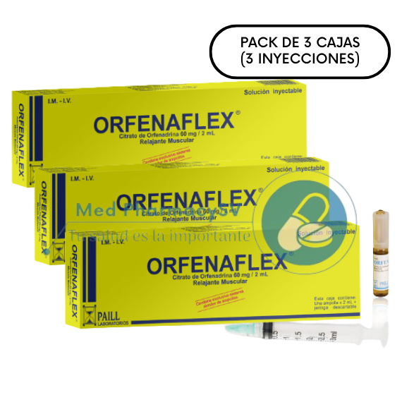 ORFENAFLEX 60mg Inyectable TRI-PACK