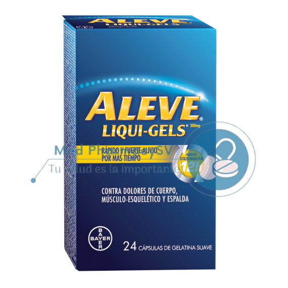 Aleve Liqui-gels EXTRA FUERTE 24 Cápsulas