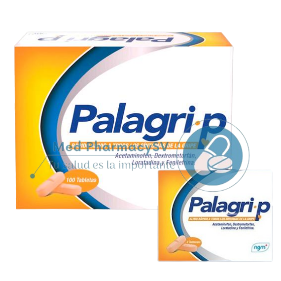 Palagrip 100 Tabletas