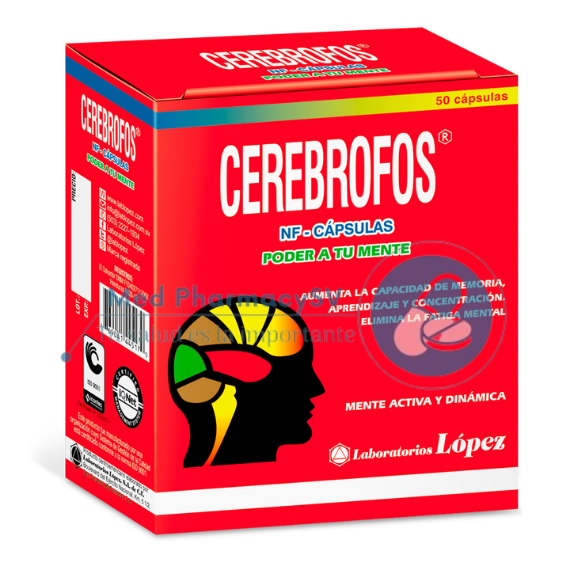 Cerebrofos NF 50 Cápsulas