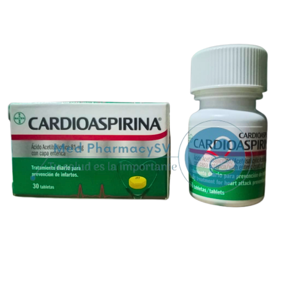 Cardioaspirina 30 tabletas